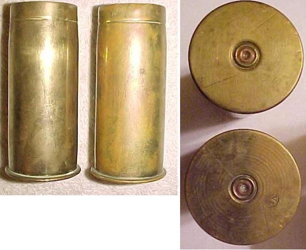 British WW1 Vickers 37mm Shell Cases - Click Image to Close